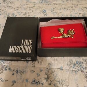 Love Moschino Frog Motif Wallet